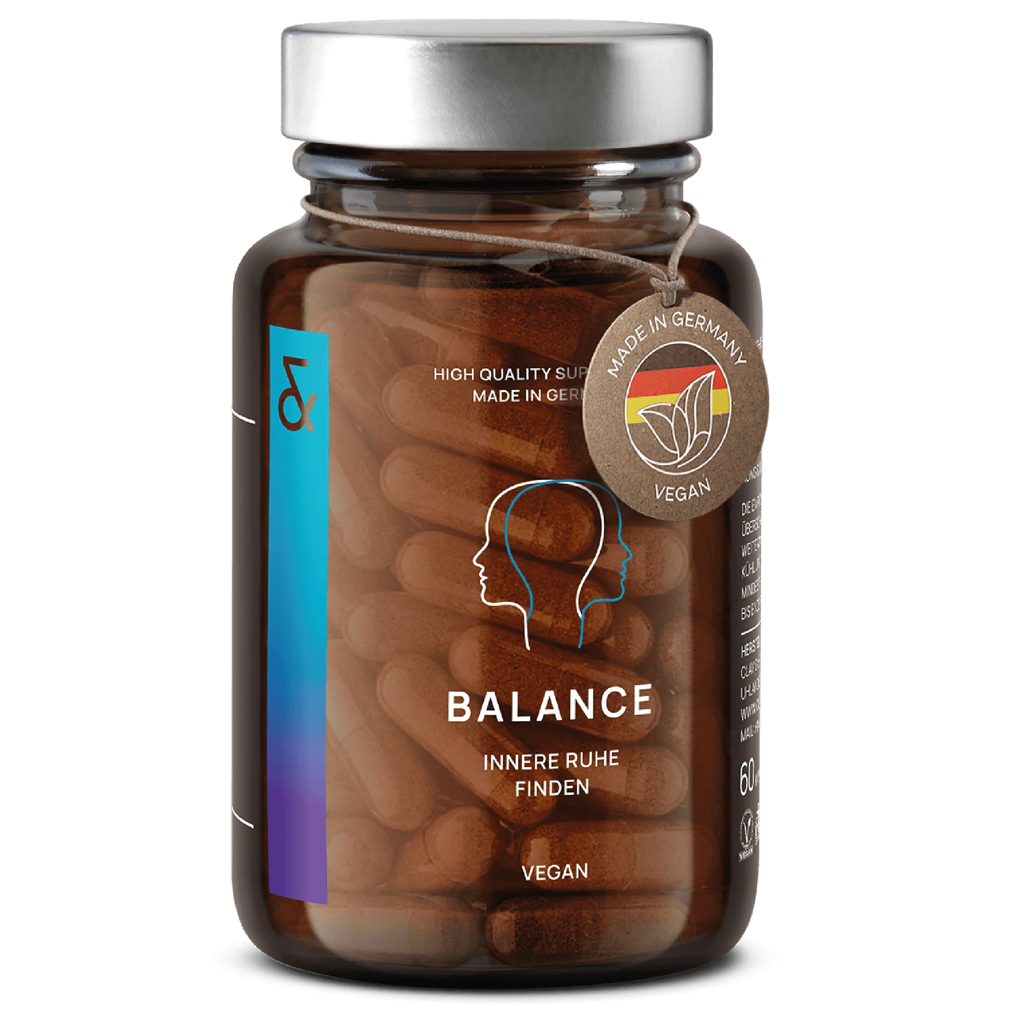 Bild von N°5 BALANCE Mood Kapseln mit Ashwagandha, 5-HTP, Vitamin B5 & Safran Extrakt - für gute Laune & Stimmung - CLAV