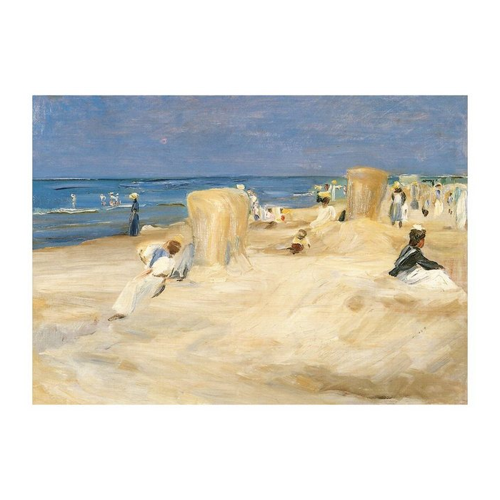Bild von Kunstkarte Max Liebermann "Am Strand von Noordwijk"