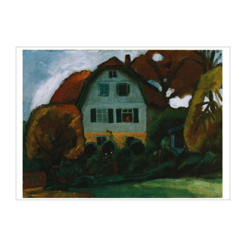 Bild von Postkarte Kunstkarte Gabriele Münter "Das Russen-Haus"
