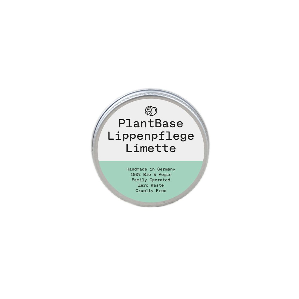 Bild von PlantBase Lippenpflege im Tiegel Limette