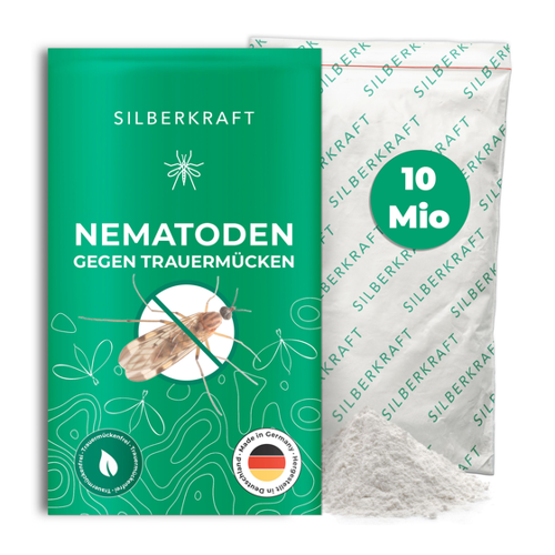 Bild von SILBERKRAFT SF Nematoden gegen Trauermücken 10 Mio - Effektive biologische Schädlingsbekämpfung
