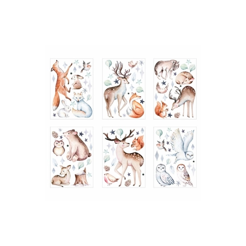 Bild von nikima Fensterbild Wintertiere selbstklebend