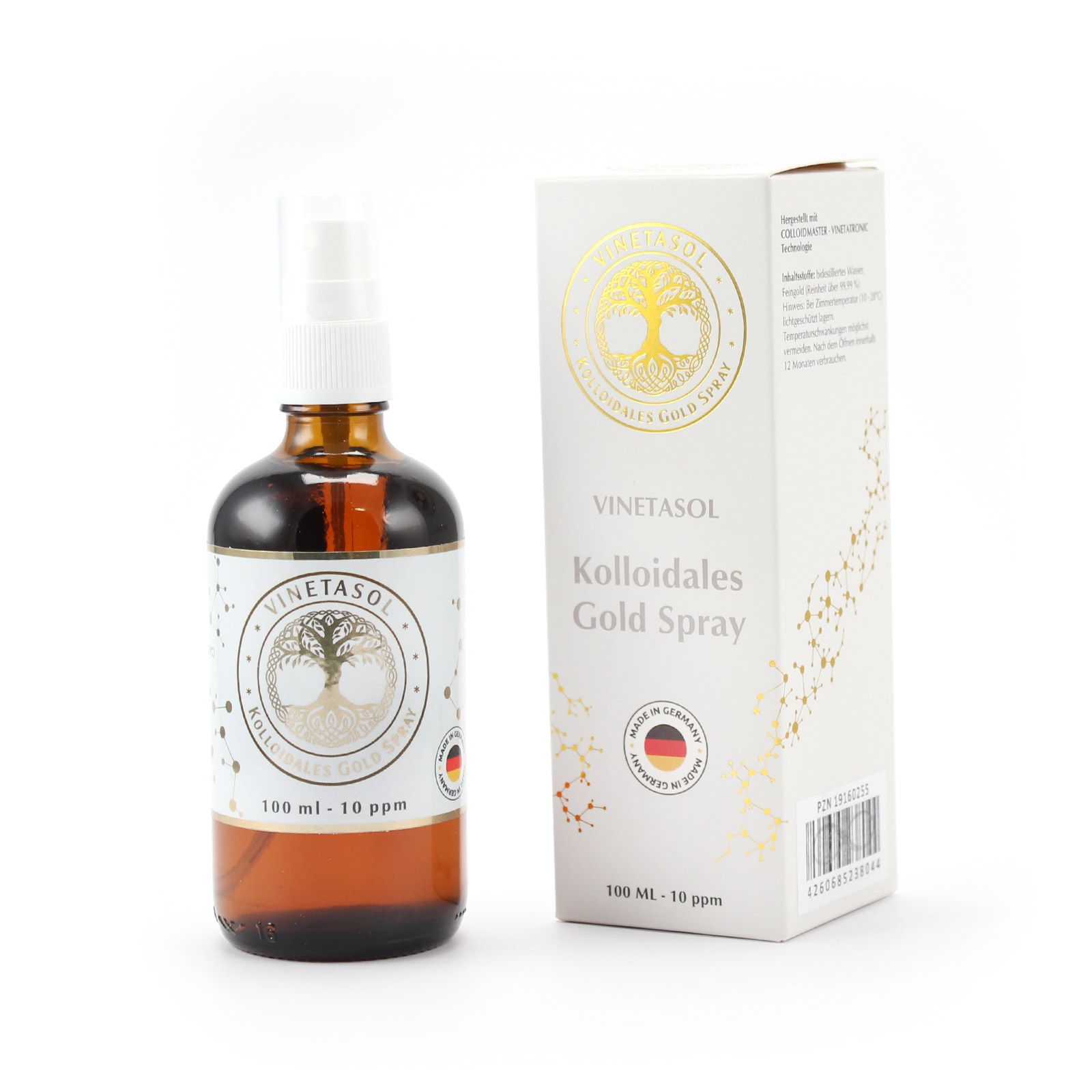Bild von VINETASOL - Kolloidales Gold Spray 10ppm