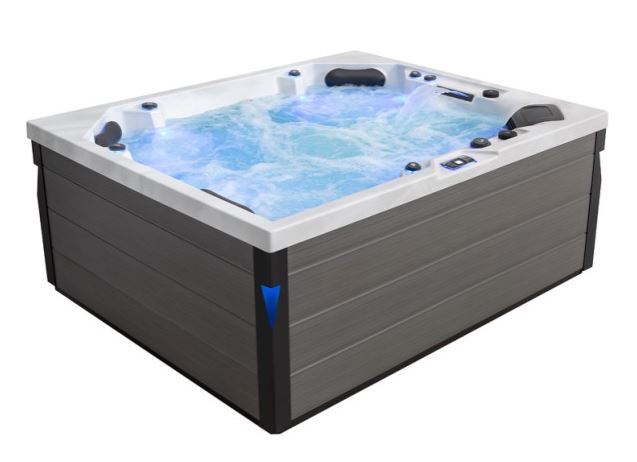 Bild von Outdoor Whirlpool AWT IN-406 eco extreme pro Sterling Silver / 225 x 185 x 90