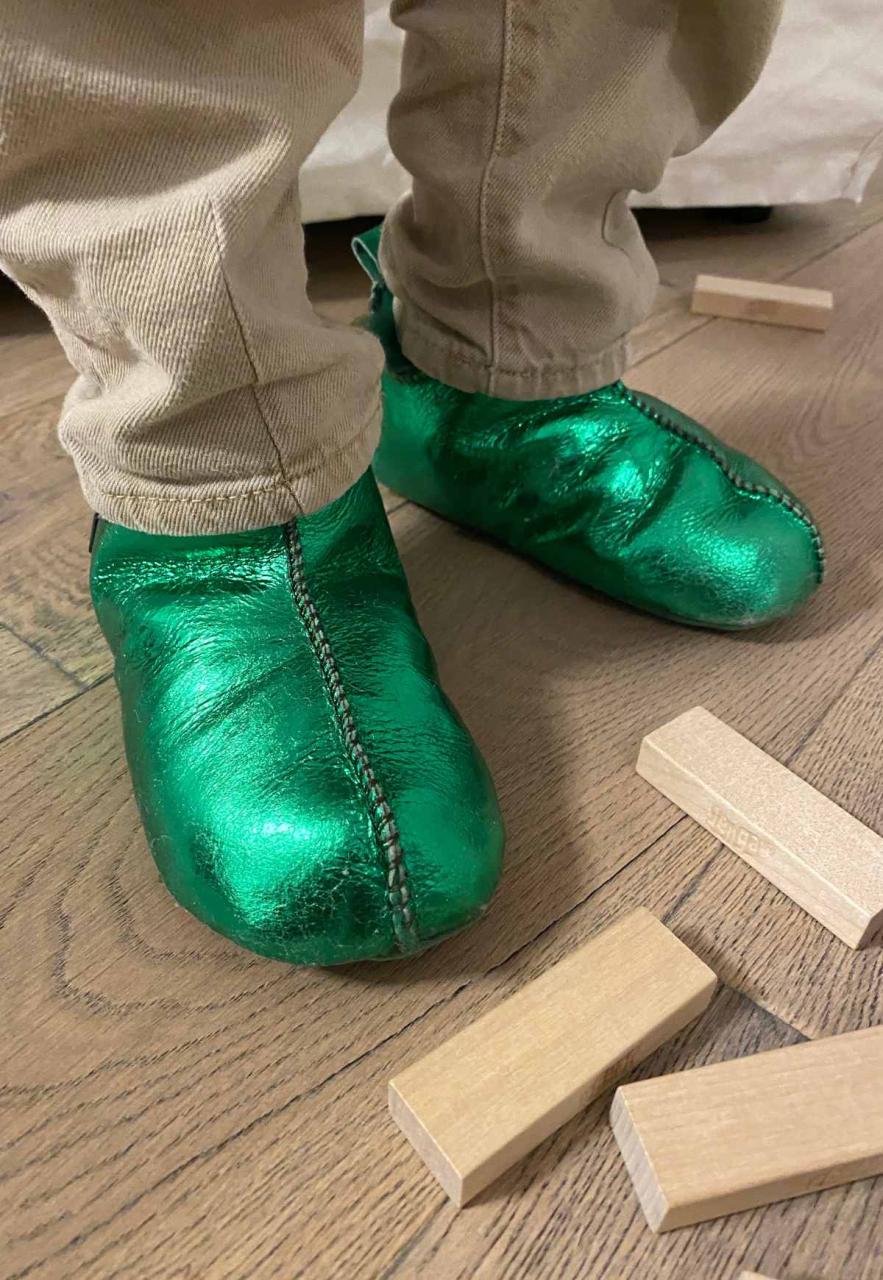 Bild von Lammfell Kinder Hausschuhe - HULK RESTPOSTEN Schuhgröße: EUR 27/28
