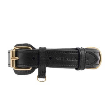 Bild von William Walker Hundehalsband Plain Noir M