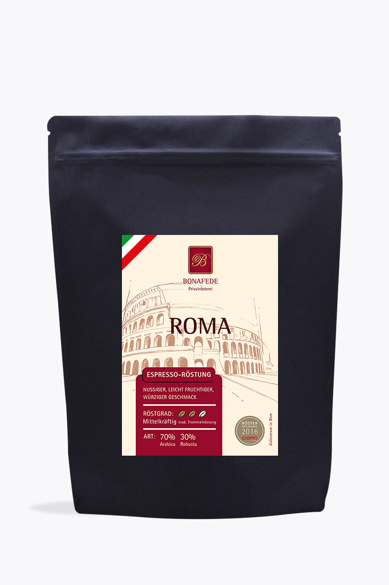 Bild von Bonafede Espresso Roma 500g