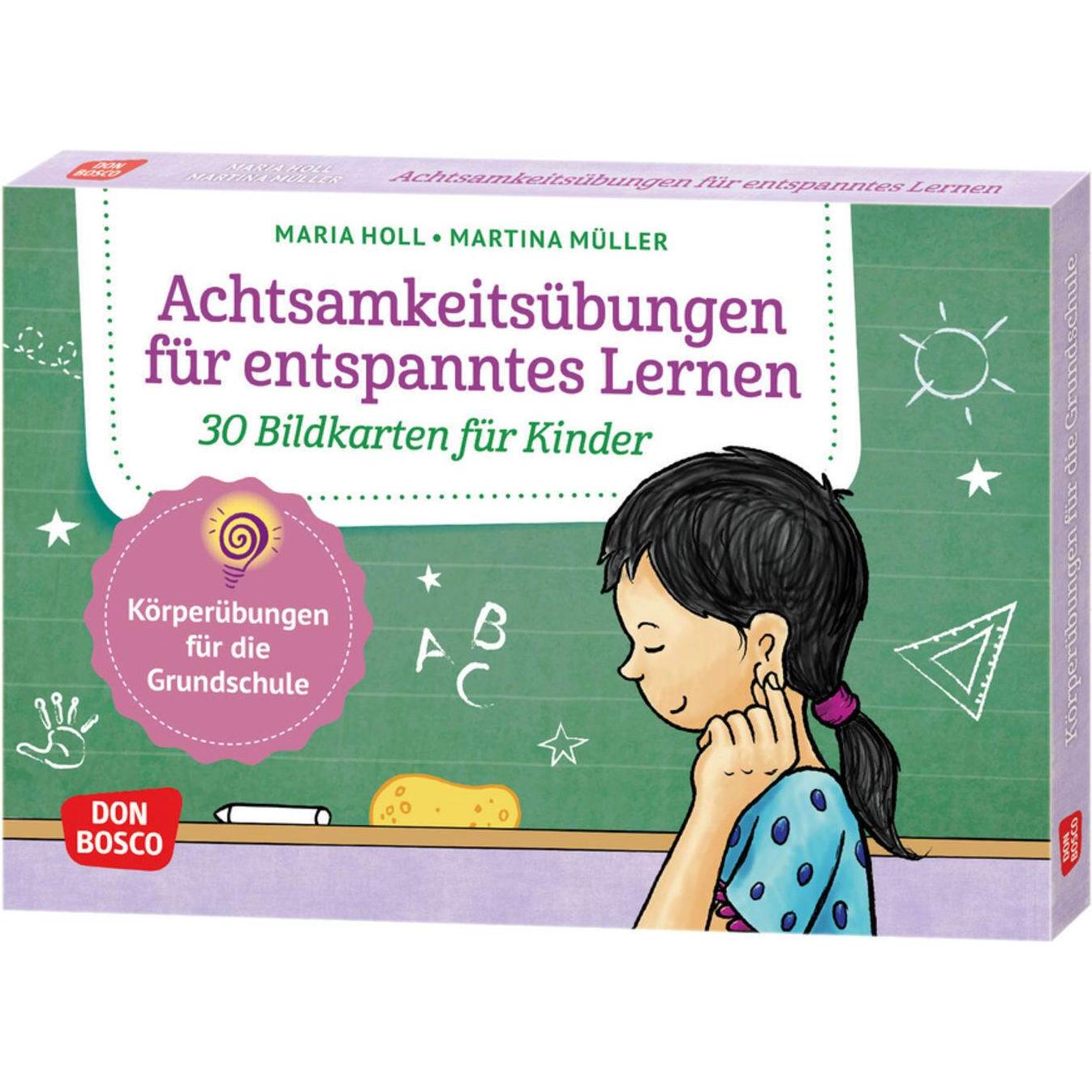 Bild von Achtsamkeitsübungen für entspanntes Lernen. 30 Bildkarten für Kinder: Kinder stärken: Entspannungstechniken zur Stressbewältigung in Unterricht und ... und innere Balance. 30 Ideen auf Bildkarten)