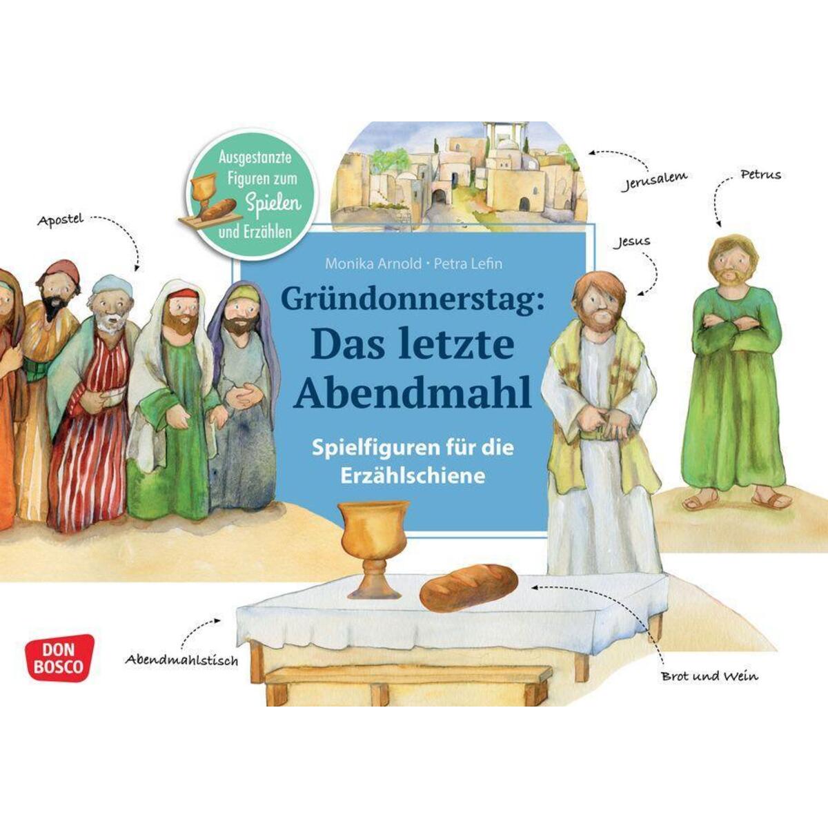 Bild von Gründonnerstag: Das letzte Abendmahl. Erzählschienen-Figurenset