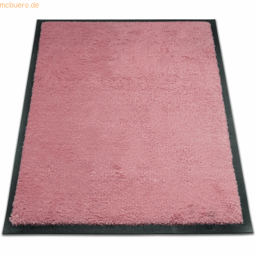 Bild von Schmutzfangmatte miltex Eazycare Style, eckig, antistatisch, UV-beständig, waschbar, High-Twist-Nylon & Niltrilgummi, 600 x 850 mm, hellrosa