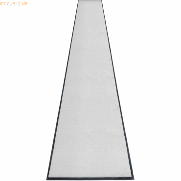 Bild von Schmutzfangmatte miltex Eazycare Style, eckig, antistatisch, UV-beständig, waschbar, High-Twist-Nylon & Niltrilgummi, 850 x 3000 mm, achatgrau