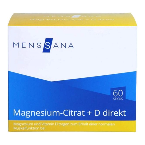 Bild von MAGNESIUMCITRAT+D direkt MensSana Pulver