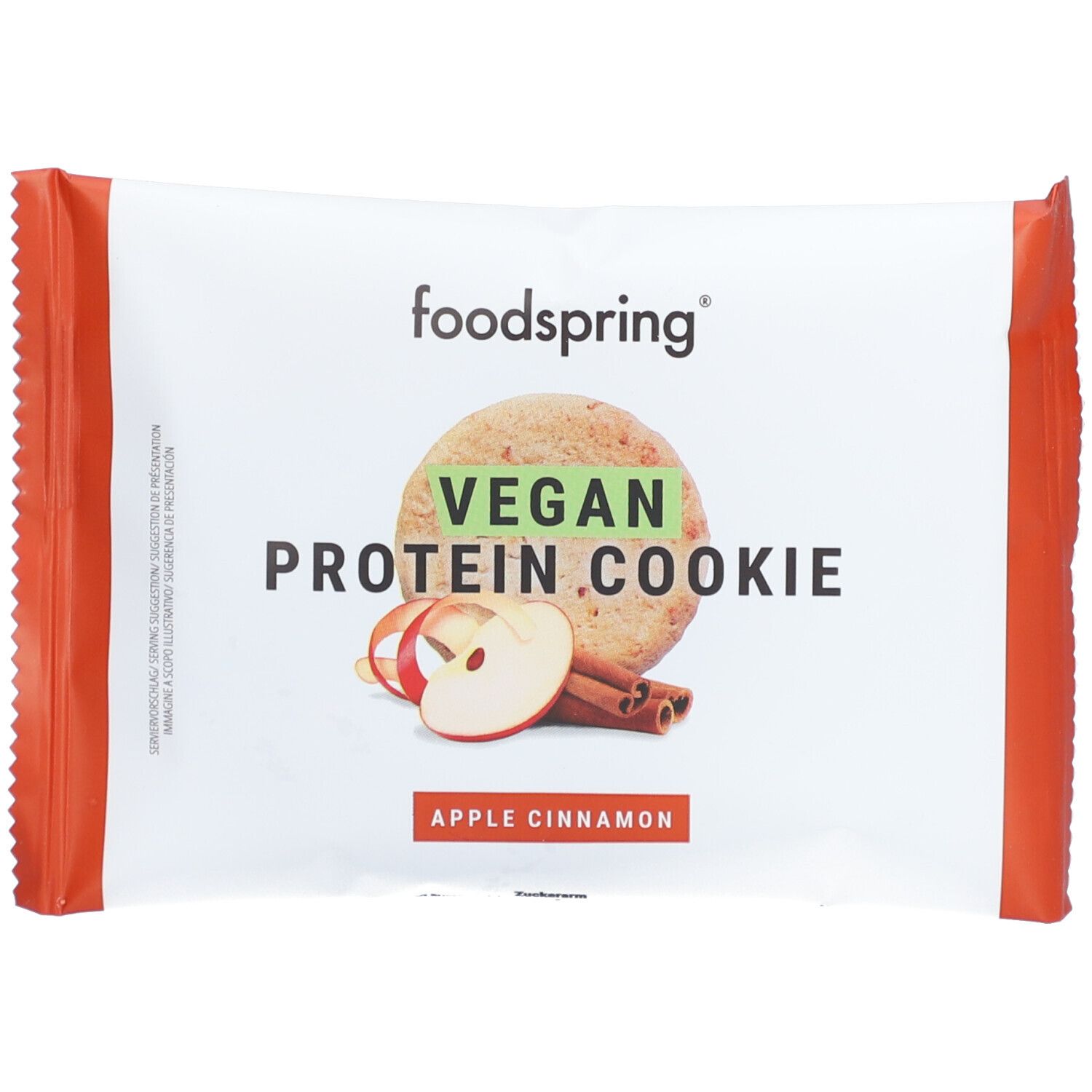 Bild von foodspring Vegan Protein Cookie | 50g | Apfel-Zimt | Vegan Kekse | Zuckerarm, frei von Palmöl