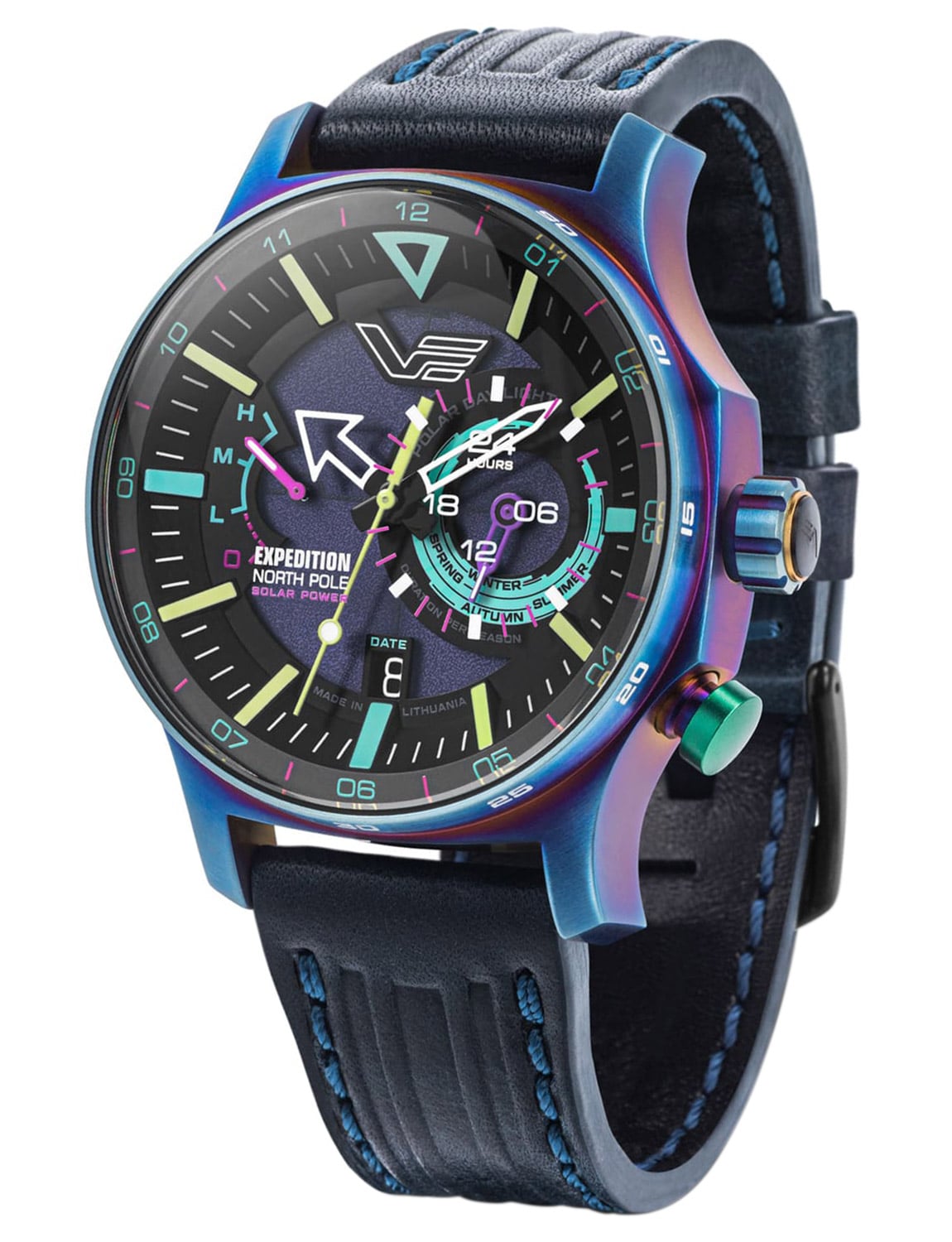 Bild von Vostok Europe VS57-595D737 Herrenuhr Solar Polar Light Leuchtend