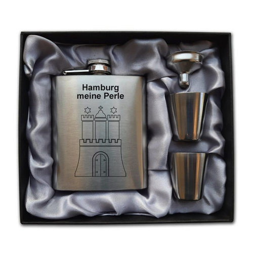 Bild von Der perfekte Flachmann für Hamburg-Liebhaber