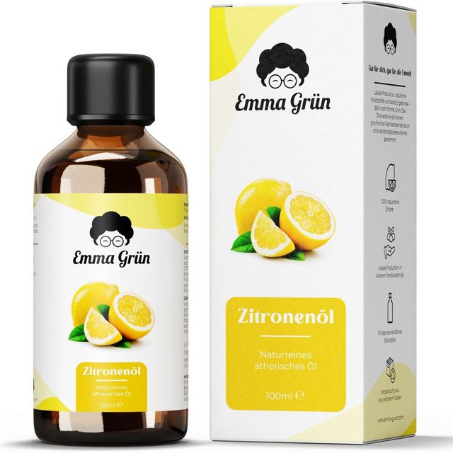 Bild von Emma Grün Duftöl Zitronenöl (Varianten-Set, konto@emma-gruen.com), Naturrein, ohne Zusätze