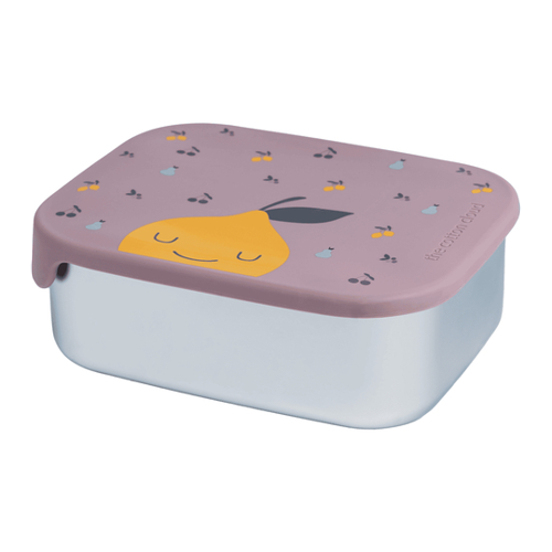 Bild von The Cotton Cloud Lunchbox Fruity Stainless Edelstahl lila 17x13x5.8 cm