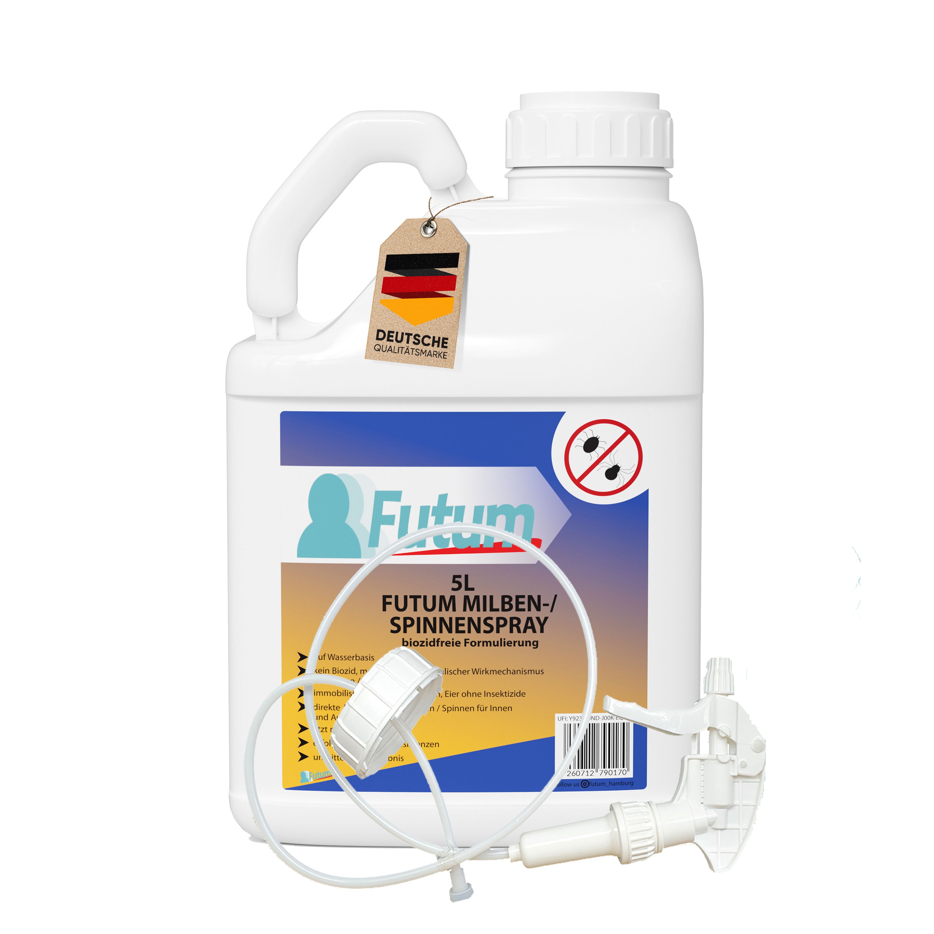 Bild von FUTUM 5L Milben- / Spinnenspray + TRIGGER