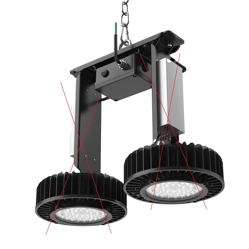 Bild von Halterung Duo fuer DOTLUX LED-Hallenstrahler COOLER - 5261