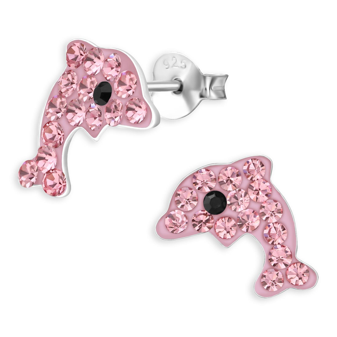 Bild von Monkimau Ohrring-Set Delfin Kinder Ohrringe aus 925 Silber, Hypoallergen