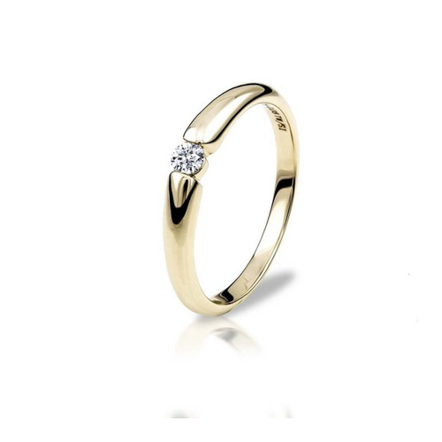 Bild von Eleganter Adam & Eve Verlobungsring aus Gelbgold