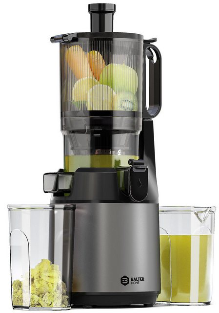 Bild von Balter Entsafter Slow Juicer, Große 135MM Öffnung, 300 Watt, Entsafter für Gemüse und Obst, Früchte, Saftpresse, BPA Frei, leise