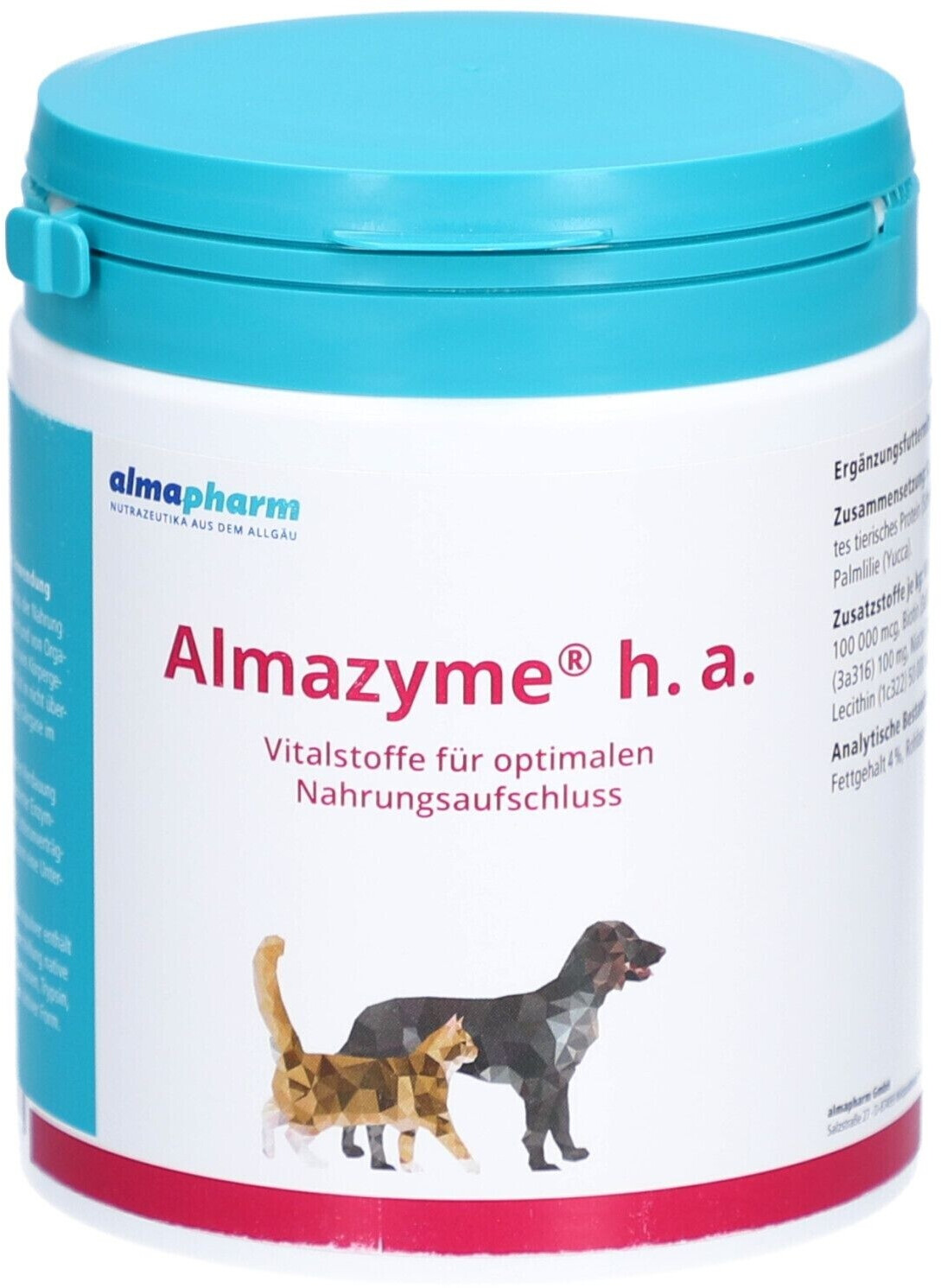 Bild von almapharm GmbH - Almazyme h.a. für Hunde und Katzen 100g