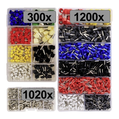Bild von TRU COMPONENTS TC-13377612 Aderendhülsen-Sortiment 2520 St.