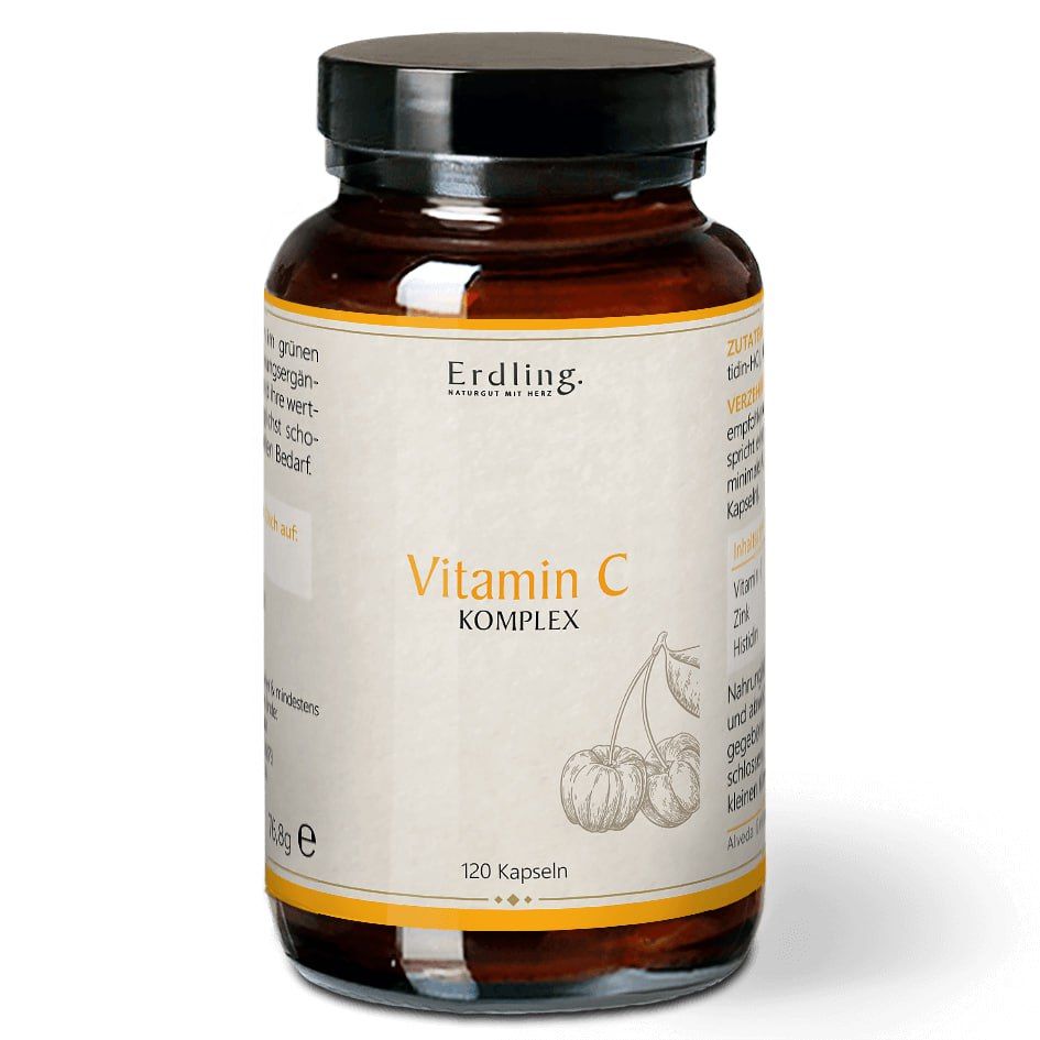 Bild von Erdling Vitamin C Komplex - 120 Kapseln