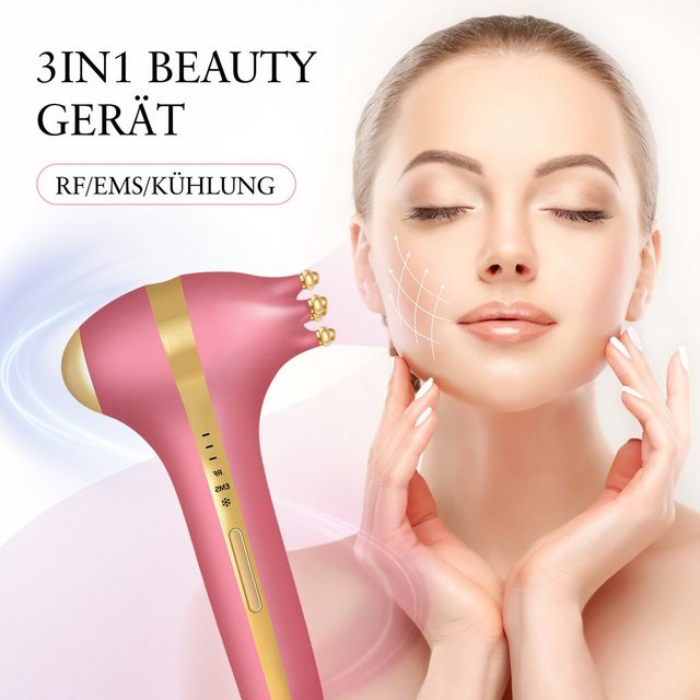 Bild von P-Beauty Cosmetic Accessories Kosmetikbehandlungsgerät EMS Gerät für Anti-Falten Facelifting Hautstraffung Therapie Beauty