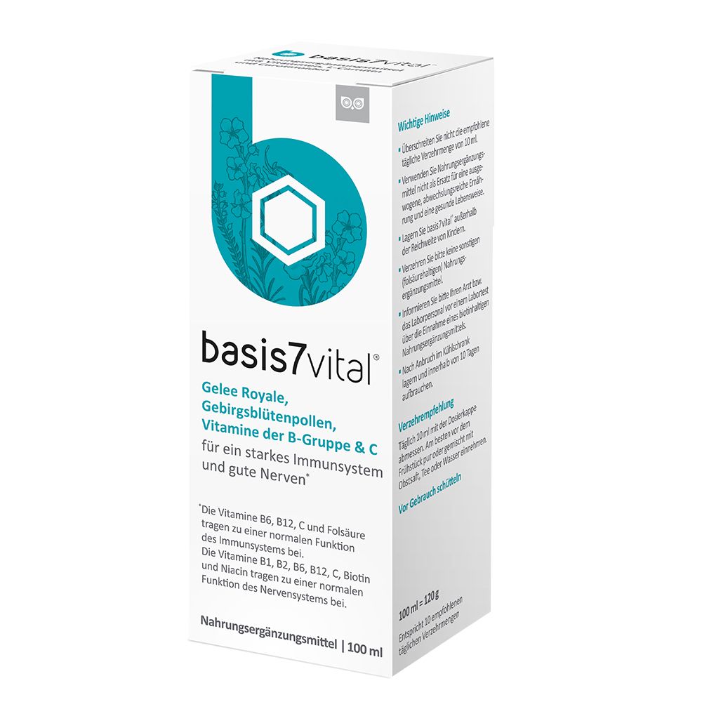 Bild von Basis7Vital Lösung zum Einnehmen 100ml - Nahrungsergänzungsmittel