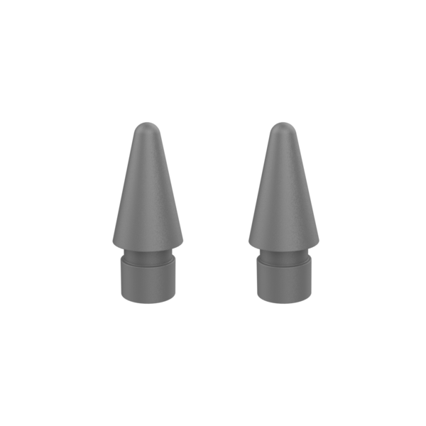 Bild von DEQSTER Ersatzspitzen für Pencil 2 (2Stk.) - Spitze - Grau - Polyvinylchlorid (PVC) - DEQSTER Pencil 2 - China - 15,1 mm (80-2000002)