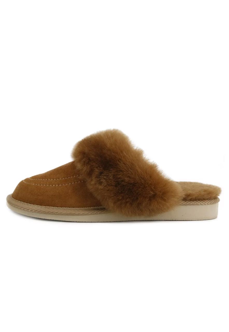Bild von Sheepskin slippers CALIFORNIA Schuhgröße: EUR 38 | Farbe: Grau
