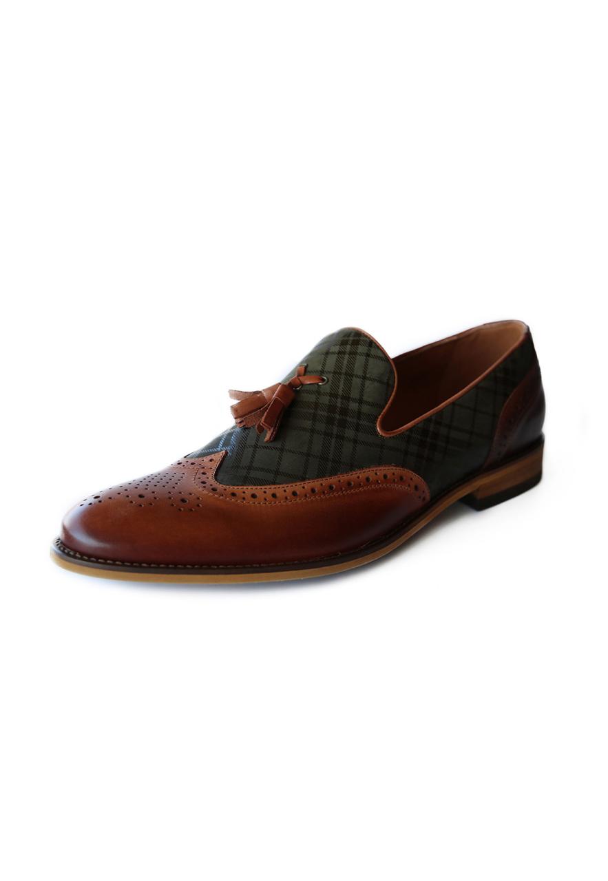 Bild von Lederschuhe Mokassin VITO Modell 700 Schuhgröße: EUR 41 | Farbe: Grün