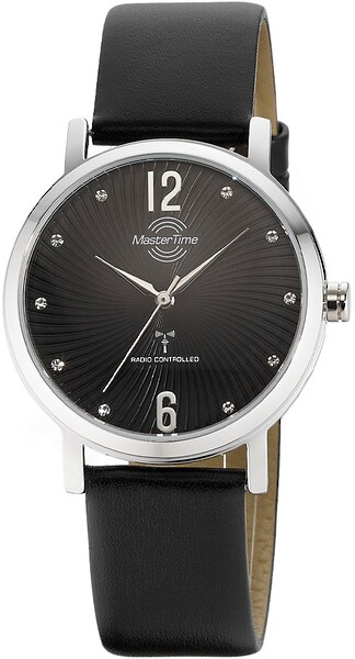 Bild von Master Time, Armbanduhr, MTLA-10801-25L Funk Advanced 36mm 3ATM, Silber, (Funkuhr, 36 mm)