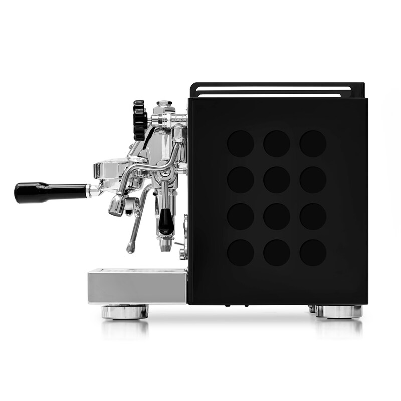 Bild von Rocket Espressomaschine Appartamento NERO mit Chrom-Seitenteilen