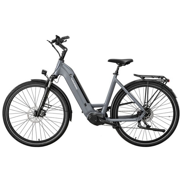 Bild von Grundig E-Bike GCB-1, 28 Zoll mit 250W/80Nm, 9 Gang, Kettenschaltung, Mittelmotor, 540 Wh, Maximale Reichweite Bis 120 km, Rahmengröße 52 cm