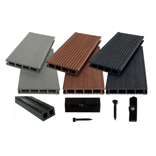 Bild von WPC Komplettset WoodoKorfu 2,4 m-braun-37 m²