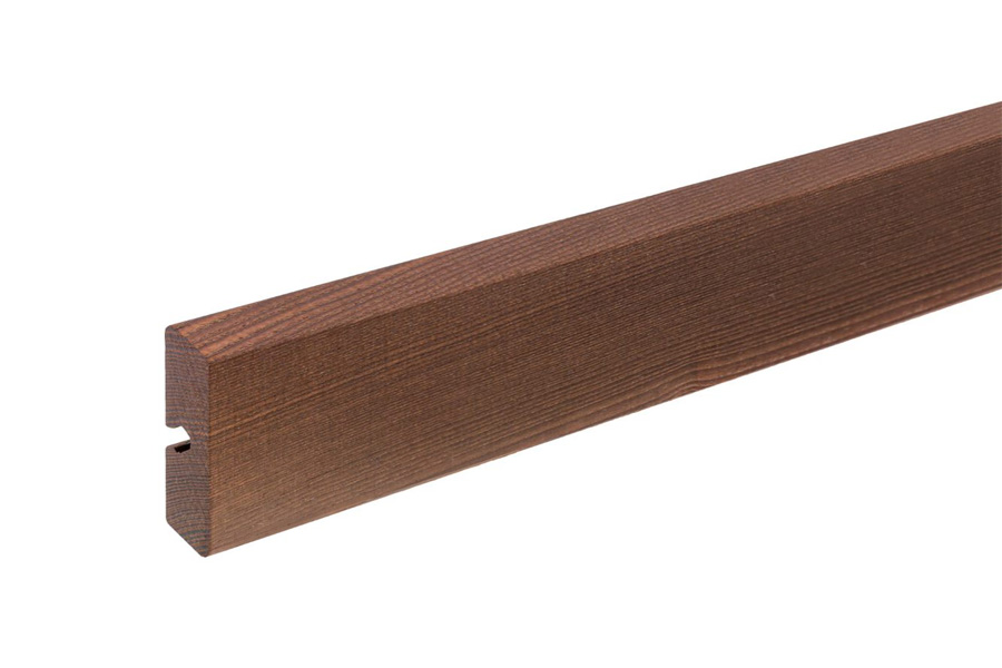 Bild von Thermoholz Fassade, Esche, 20 mm (Stärke) x 52 mm (Breite), Oberfläche glatt, Sortierung Select, Länge 3,9 m
