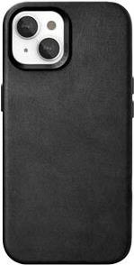 Bild von Woodcessories Handytasche Woodcessories Bio Leather Case MagSafe für iPhone 15 Plus - Black
