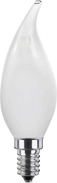 Bild von SEGULA LED-Leuchtmittel »Vintage Line«, E14, 1 St., Warmweiß, dimmbar, Kerze Windstoß matt, E14