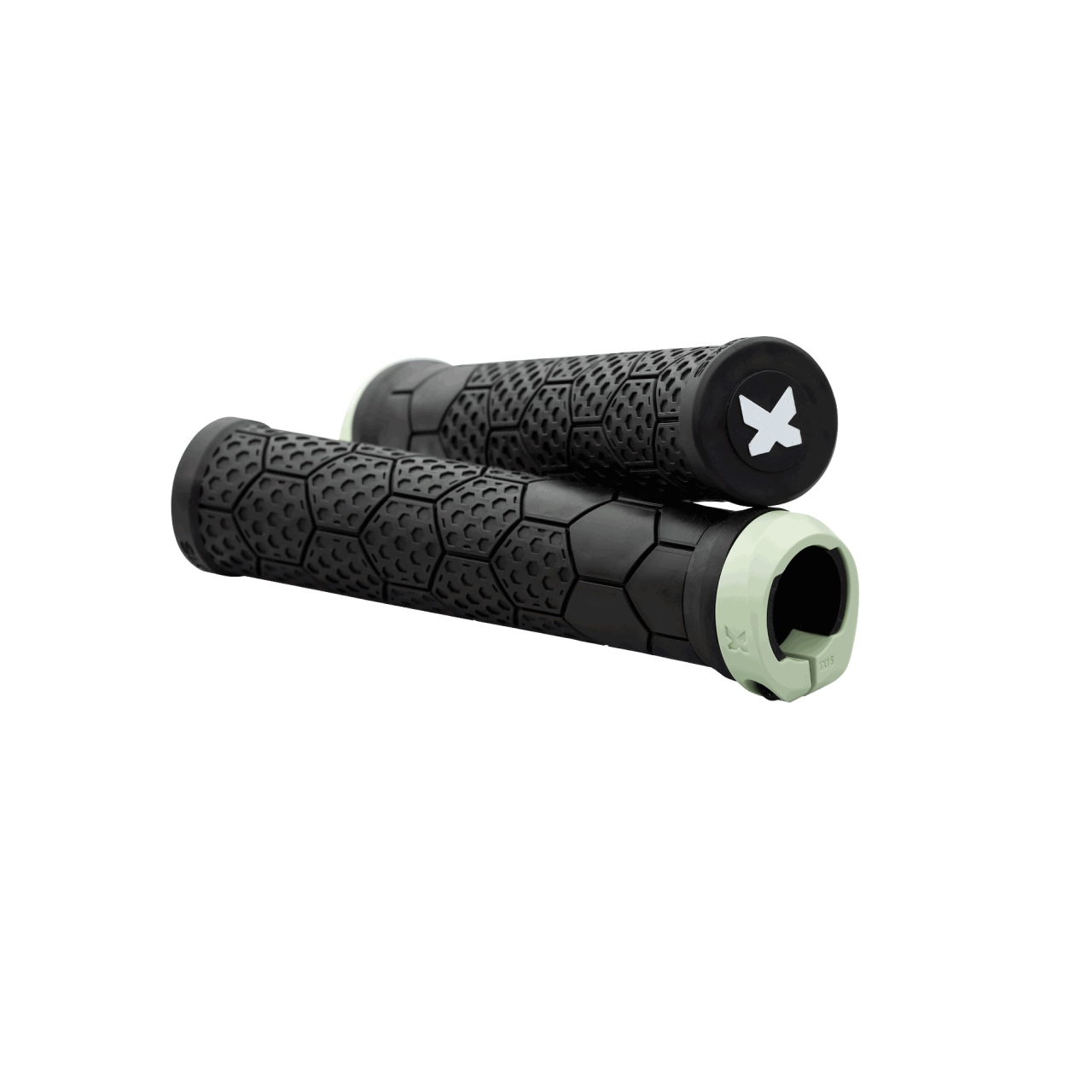 Bild von Sixpack Z-Trix PA Lock-On Fahrrad Schraubgriffe schwarz/smoked grün