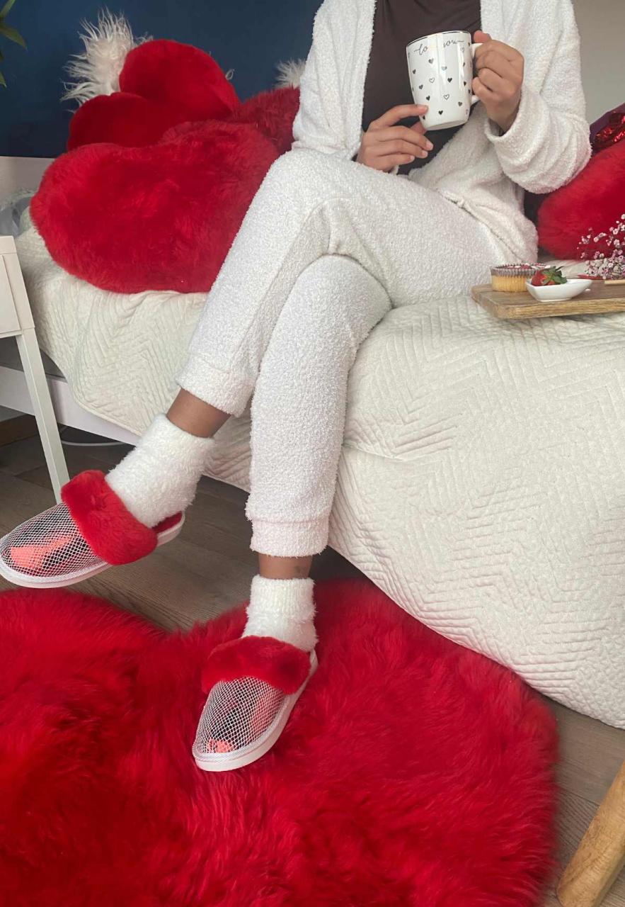 Bild von Hollert Damen Lammfell Hausschuhe NIXE Merino Schaffell Lederschuhe Pantoffeln Schuhgröße EUR 41