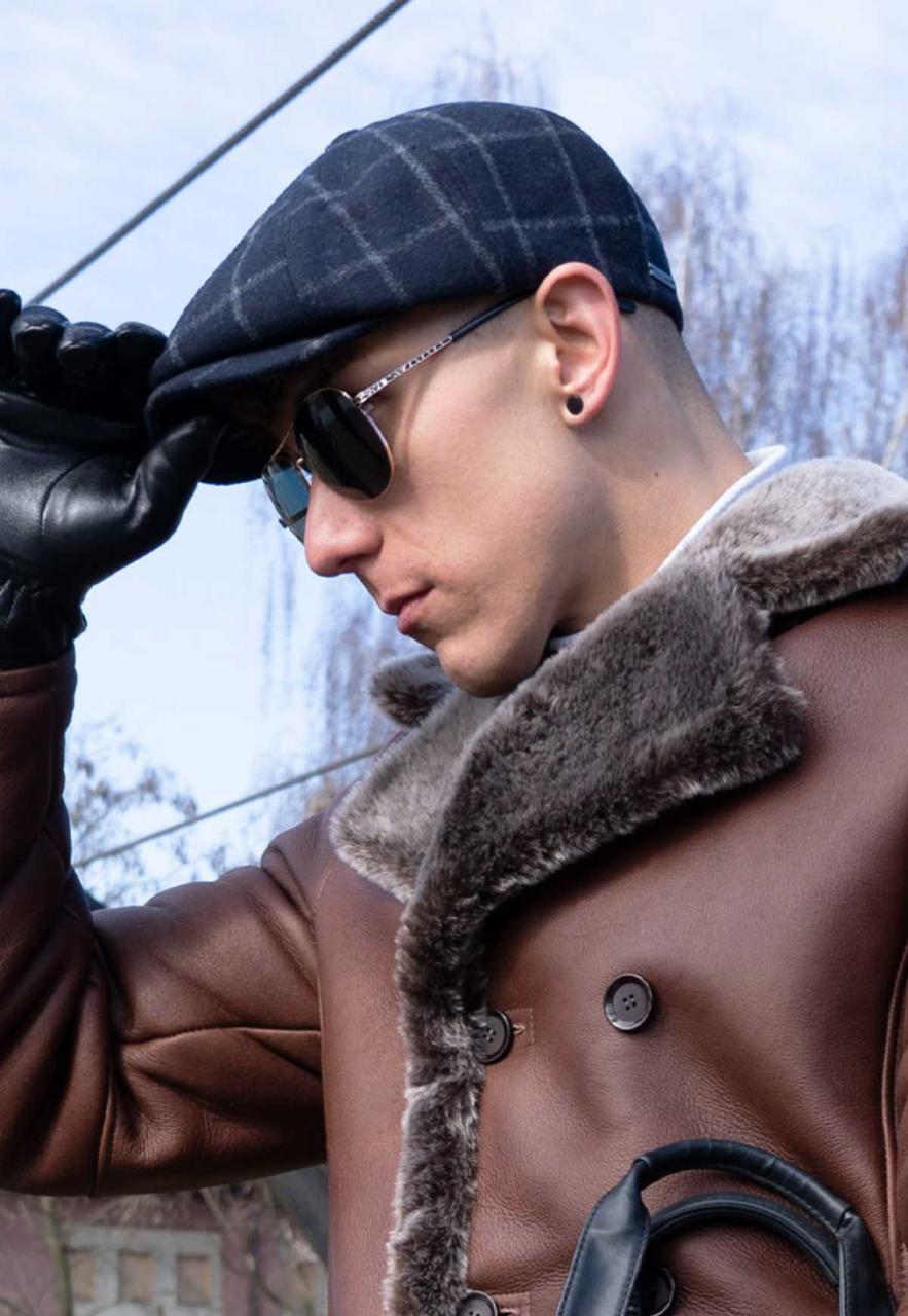 Bild von Woollen Cap Franz Kopfumfang in cm: 58 | Farbe: Blau/Rot