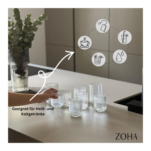 Bild von Zoha Two Bubble Gläser Set – Eleganz für jeden Anlass