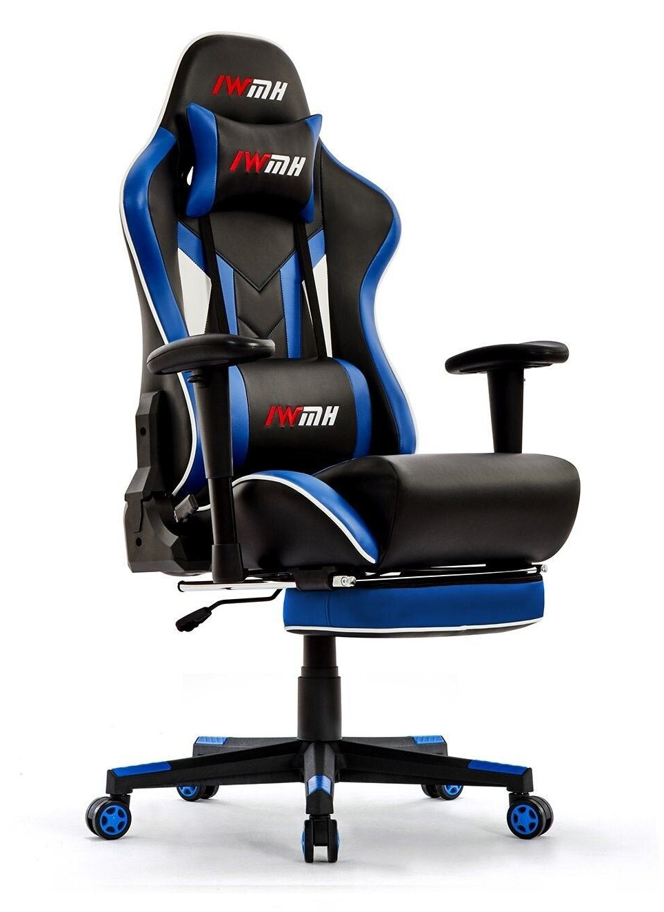 Bild von Intimate WM Heart Gaming-Stuhl Ergonomischer Bürostuhl mit Versenkbarer Fußstütze, Schreibtischstuhl mit verstellbarer Armlehnen und Kopfstütze