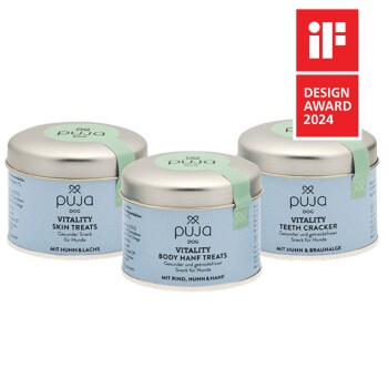 Bild von PUJA Snacks Probierset Wohlbefinden für Hunde 150g