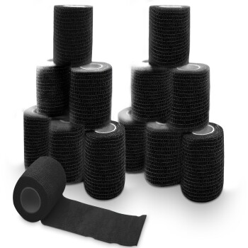 Bild von Petsation Bandagen schwarz 10cm 12St 10cm x 4,5m