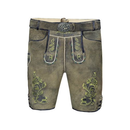 Bild von Kurze Wildbock Lederhose Sepp – Edle Trachtenmode für Herren