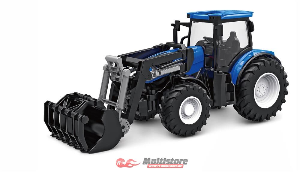 Bild von Amewi RC-Bagger Amewi RC Traktor mit Frontlader, Licht & Sound, 1:24 RTR